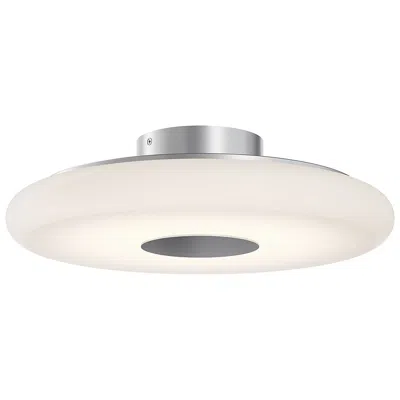 Afx June 18" Wide Satin Nickel 30w Led Semi-flush