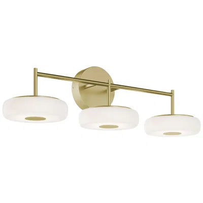 Afx June 30" Wide Light Antique Brass 30w Led Vanity