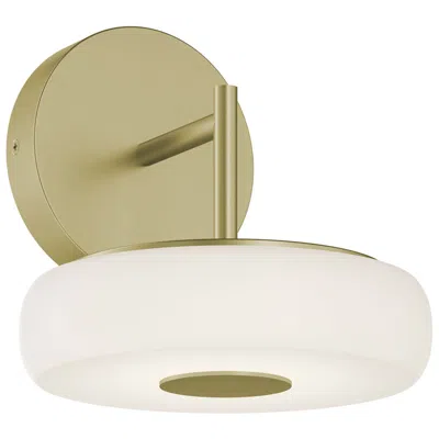 Afx June 8" High Light Antique Brass 10w Led Sconce