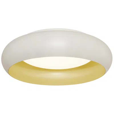 Afx Kayce 19" Led Flush Mount - White Finish