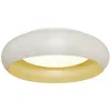 Afx Kayce White Flush Mount In White