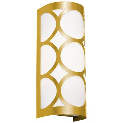 Afx Lake 12.25" High Gold Candelabra Base Sconce