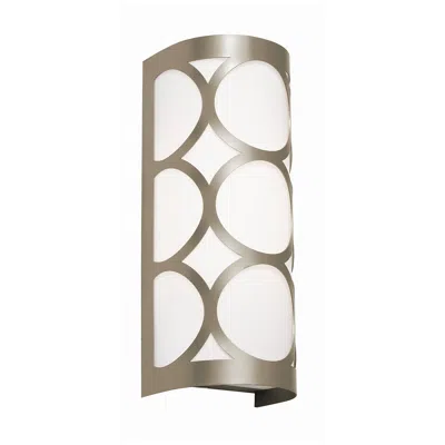 Afx Lake 12.25" High Painted Nickel Candelabra Base Sconce