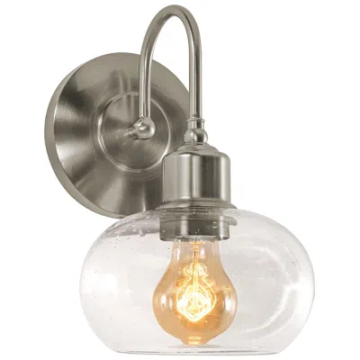 Afx Laney 10.2" Satin Nickel Sconce