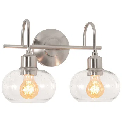 Afx Laney 15.3" Satin Nickel Bath Light