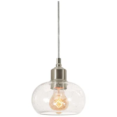 Afx Laney 6.6" Satin Nickel Pendant