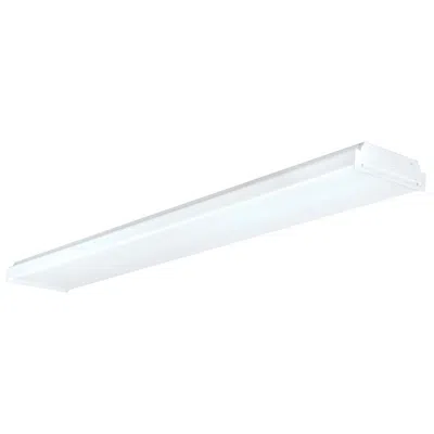 Afx Led Wrap - Flush Mount - 48" - 60w - 0-10v White- Frosted Clear Diffus