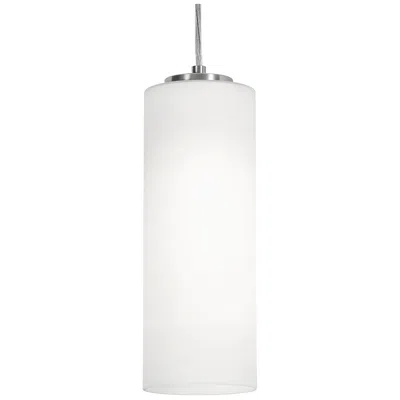 Afx Leo 12" Wide Satin Nickel Led Pendant