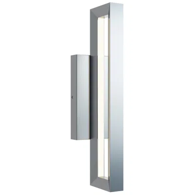 Afx Liam 18" High Painted Nickel Led Outdoor Wall Light