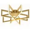 Afx Lighting Cass 17" Wide Gold Rectangular Metal Led Ceiling Light