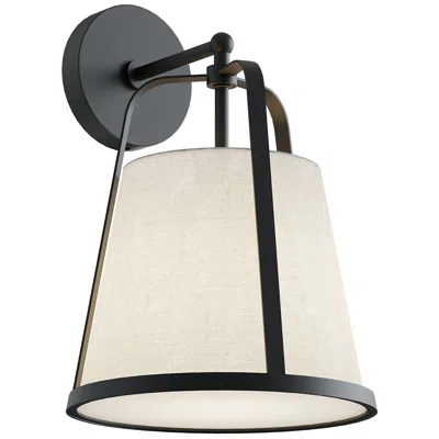 Afx Lizzette 15" High Black Led Sconce