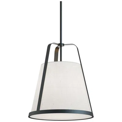 Afx Lizzette 18" Wide Black Led Pendant