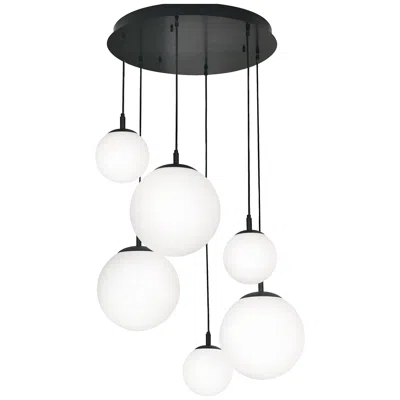 Afx Loretto Hexuple Medium Base Pendant