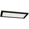 Afx Lugano 24" Wide Black Finish Led Light Panel Ceiling Light