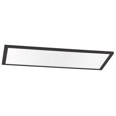 Afx Lugano 24" Wide Black Led Linear Flush Mount