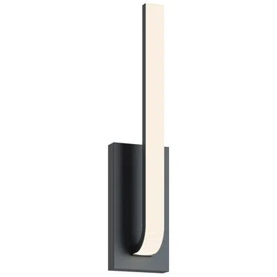 Afx Lumina 20" High Black Led Sconce