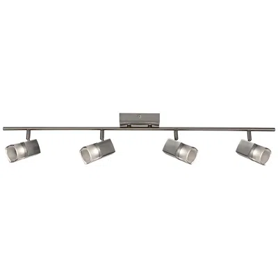 Afx Metro 36.63" Satin Nickel Led Fixed Rail In Gray