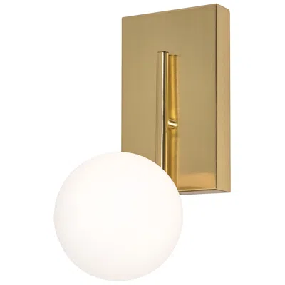 Afx Metropolitan 12" Led Sconce - Satin Brass
