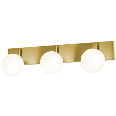 Afx Metropolitan 30" Led Vanity - Satin Brass