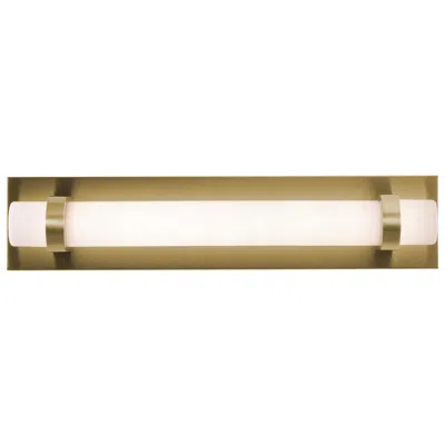 Afx Miami 18" Wide Light Antique Brass Led Vanity