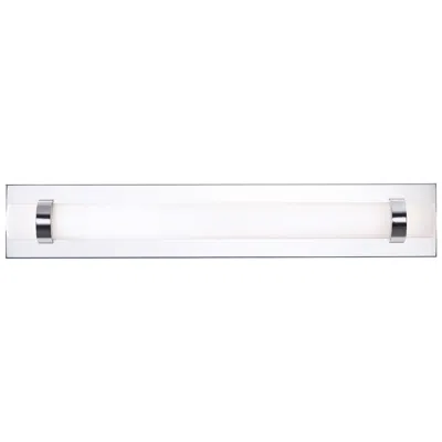 Afx Miami 24" Wide Polished Chrome Led Vanity