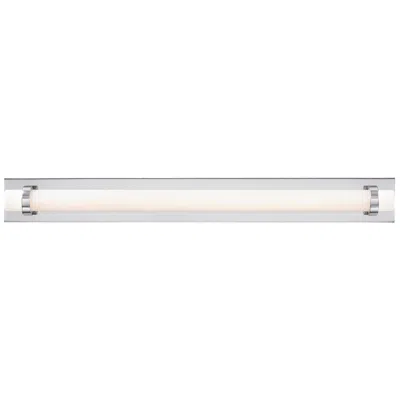 Afx Miami 36" Wide Polished Chrome Led Vanity