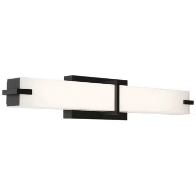 Afx Miller 24" Wide Black Led Vanity Light