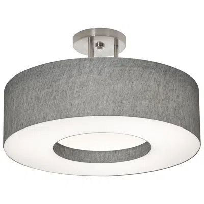 Afx Montclair 13" Led Semi-flush - Grey