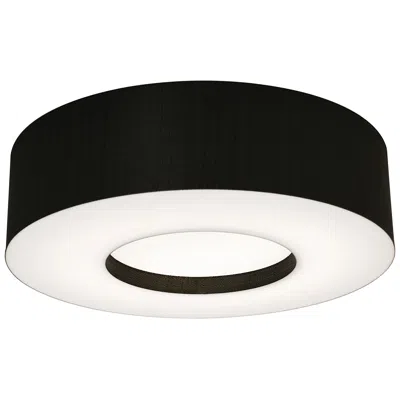 Afx Montclair 19" Flush Mount - Black Shade