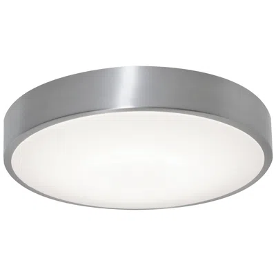 Afx Octavia Brushed Aluminum Led Flushmount