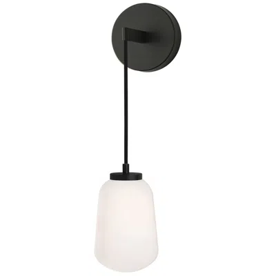 Afx Olivia 15.5" High Black Led Wall Sconce
