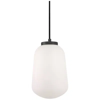 Afx Olivia 7" Wide Black Led Pendant In Multi