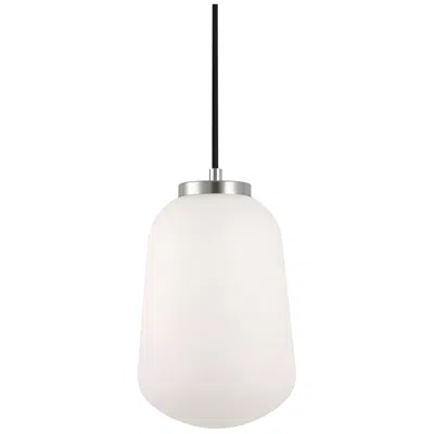 Afx Olivia 7" Wide Polished Chrome Led Pendant In Multi