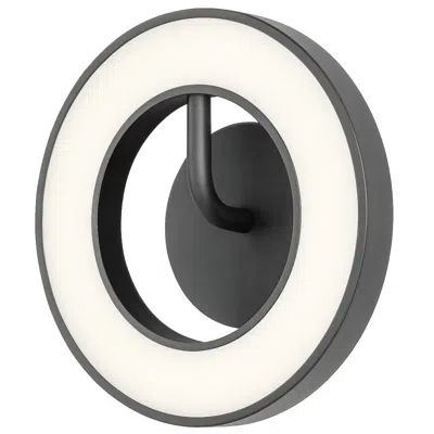 Afx One 10" High Black Led Wall Sconce