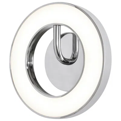 Afx One 10" High Polished Chrome Led Wall Sconce