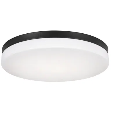 Afx Oscar 14" Flush Mount - Black