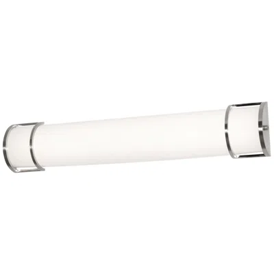 Afx Pacific 24" Wide Satin Nickel Led Vanity Light