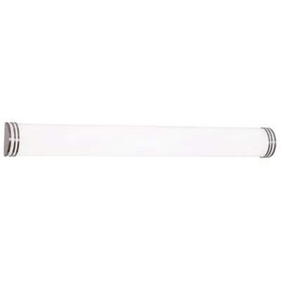 Afx Palmer 3.5" Wide Satin Nickel Led Vanity Light In White