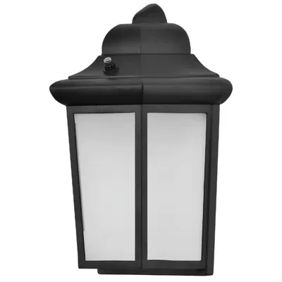 Afx Patriot - Outdoor Light Fixture - Black Finish - White Glass Shade