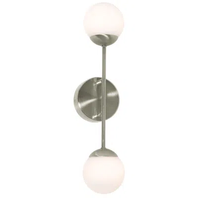 Afx Pearl 18" Led Sconce - Satin Nickel