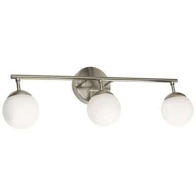 Afx Pearl 24" Wide Satin Nickel 3-light Led Bath Light