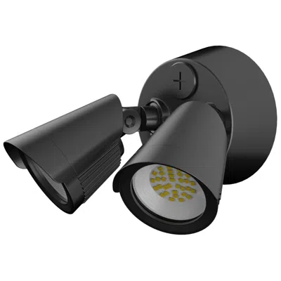 Afx Pratt 5" High Powder-coated Black Led Outdoor Wall Light