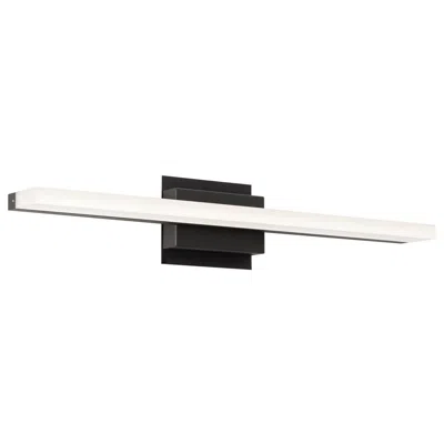 Afx Ramona 24" Wide Black Modern Linear Led Bath Light