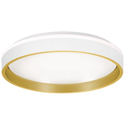 Afx Rana 16" Wide White Led Flush Mount