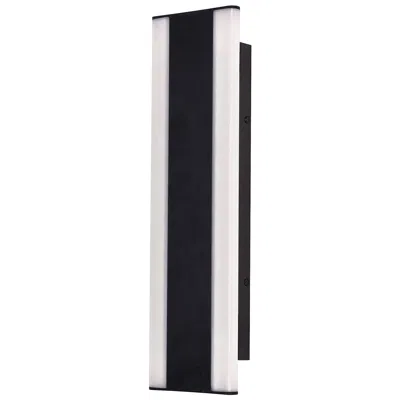 Afx Rhea 18" High Black Outdoor Led Wall Sconce