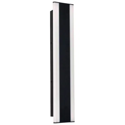 Afx Rhea 24" High Black Outdoor Led Wall Sconce