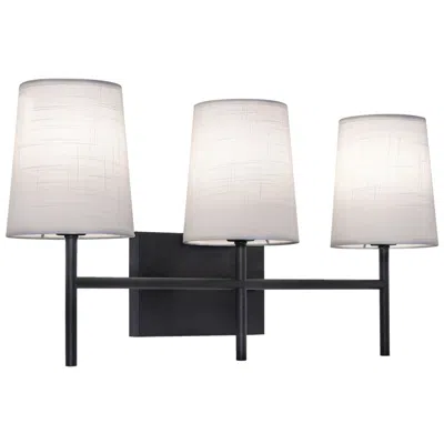 Afx Rose 22" Wide 3-light Black Led Vanity