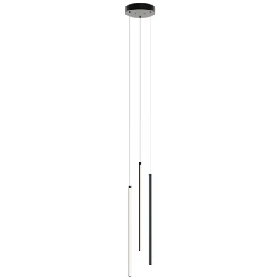 Afx Rosemont 8.25" Wide Black Led Pendant