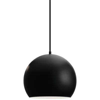 Afx Roxy 11 3/4" Wide Modern Black Metal Dome Mini Pendant Light