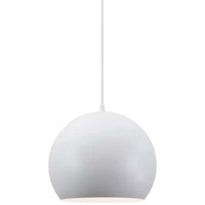 Afx Roxy 11 3/4" Wide Modern White Metal Dome Mini Pendant Light